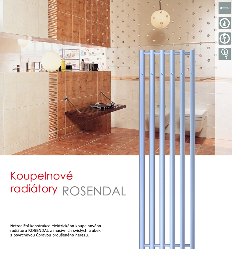 Koupelnový radiátor Bitherm ROSENDAL